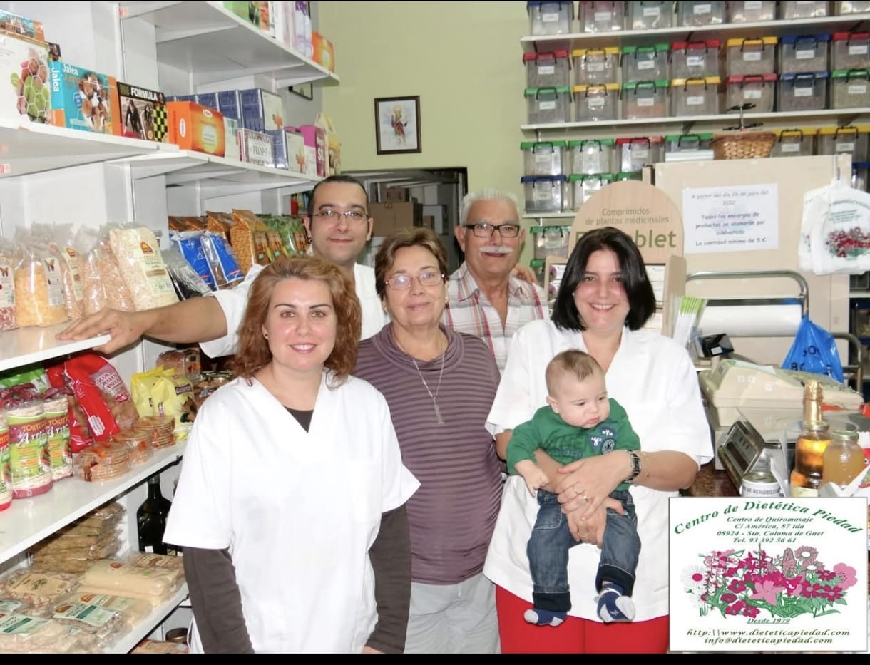 Equipo de Dietética Piedad en la tienda